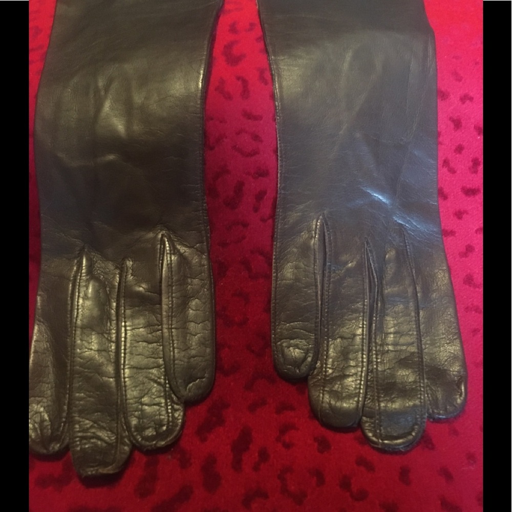 Gorgeous Brown Kislav leather Gloves. Size 7.